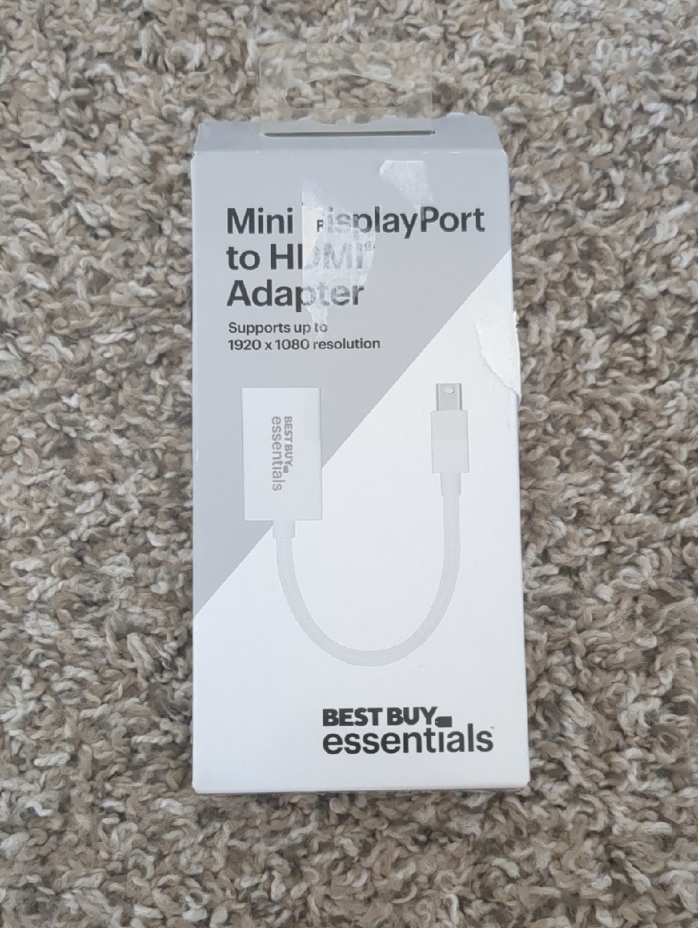 Best Buy Essentials Mini DisplayPort to HDMI Adapter - White